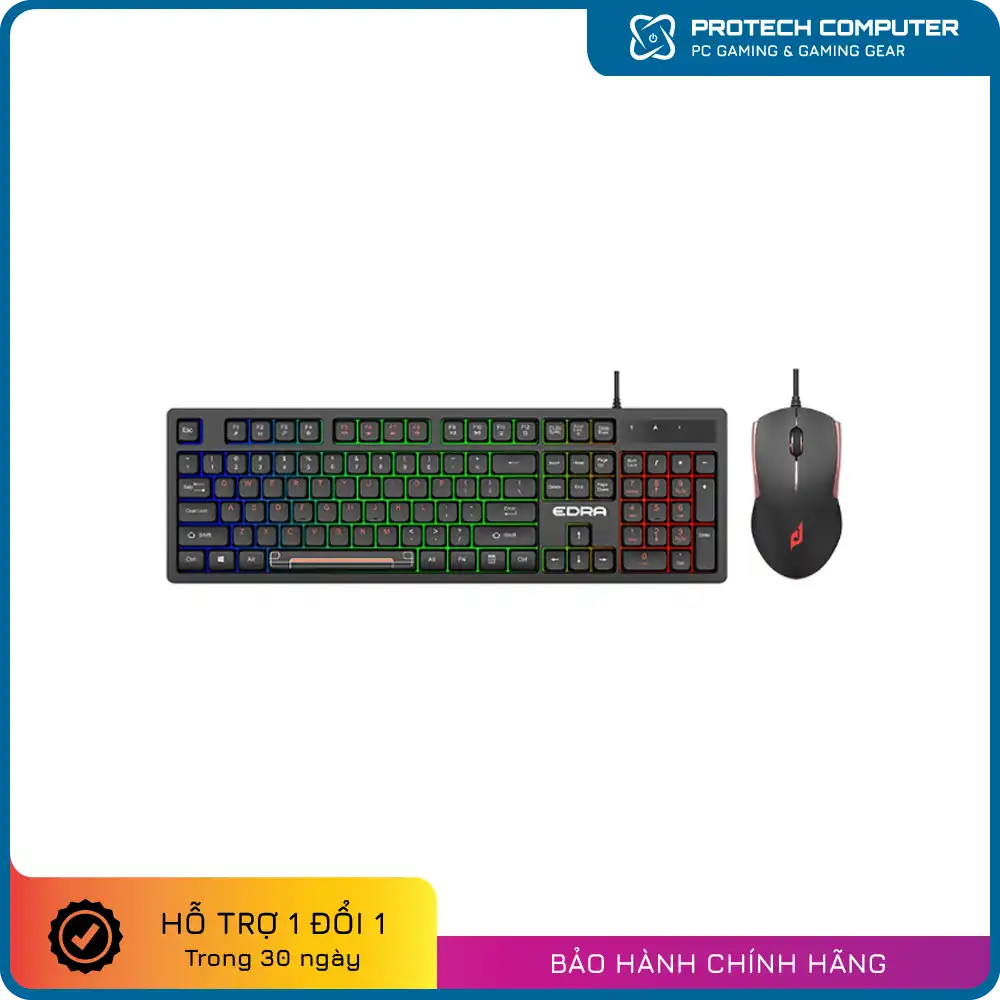 Bộ Bàn phím chuột EDRA EK506 / EM606 